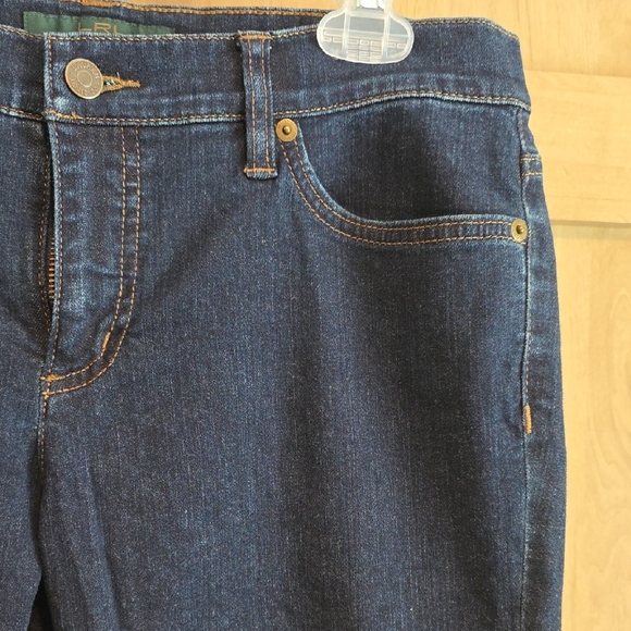 (J32) Ralph Lauren Dark Blue Skinny Jeans - Picture 4 of 9